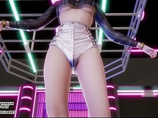 [MMD]  HWASA - NA - Akali Sexy Kpop Dance League of Legends Hentai Uncensored 4K 60FPS