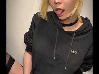 Cute Asian Femboy Lexi Faith jerk off and cumshot